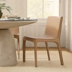 West Elm Dolores Leather Dining Chair