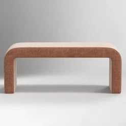 West Elm Doreon Upholstered Waterfall Bench (50")