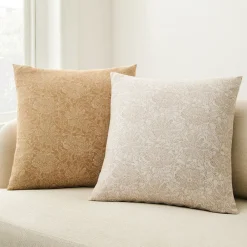 West Elm Dotted Floral Pillow Cover