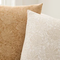 West Elm Dotted Floral Pillow Cover