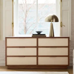 West Elm Douglas Solid Wood Tatami 6-Drawer Dresser (60")