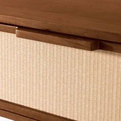 West Elm Douglas Solid Wood Tatami Floating Console (48")