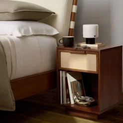 West Elm Douglas Solid Wood Tatami Mini Nightstand (16")