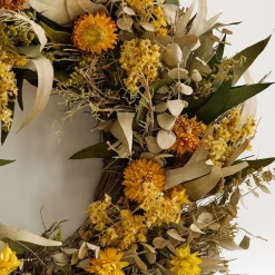 West Elm Dried Sunrise Citrus Wreath