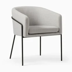 West Elm Dunst Upholstered Dining Arm Chair