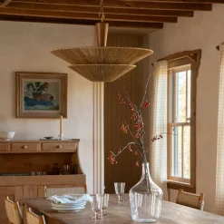 West Elm Dutton Jute Pendant (28")