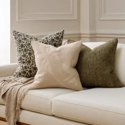 West Elm Earthy Blooms & Throw Set