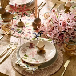 West Elm Easter Wooden Floral Egg Cups (Set of 2)