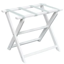 West Elm Eco Luggage Rack with Stripe Straps