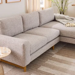 West Elm Eddy 2-Piece Chaise Sectional (92")