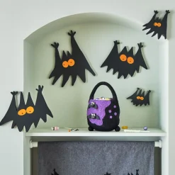 Kids West Elm Ed Emberley Papier-Mache Bats Wall Decor