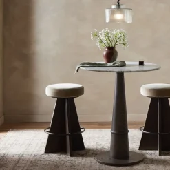 West Elm Eguzki Swivel Bar & s