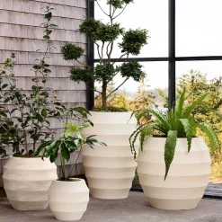West Elm Eli Ficonstone Indoor/Outdoor Planters