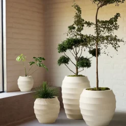 West Elm Eli Ficonstone Indoor/Outdoor Planters