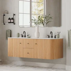 West Elm Ellington Floating Double Bathroom Vanity (63")