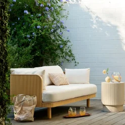 West Elm Ellington Outdoor Terrawood Sofa (76")