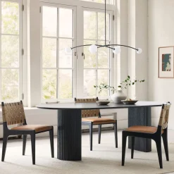 West Elm Ellington Oval Pedestal Dining Table (86")