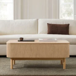 West Elm Ellington Pop-Up Storage Coffee Table (40")