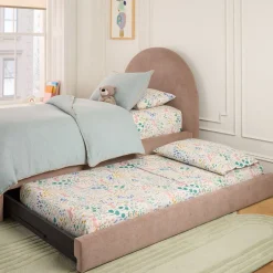 Kids West Elm Elora Arched Upholstered Bed Twin Trundle Only