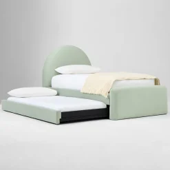 Kids West Elm Elora Arched Upholstered Bed Twin Trundle Only