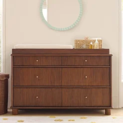 Kids West Elm Elora 6-Drawer Wide Dresser with Removable Topper (56")