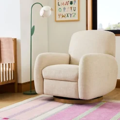 Kids West Elm Elora Manual & Power Swivel Glider Recliner