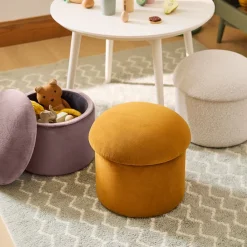 West Elm Elora Storage Mushroom Play Pouf