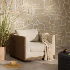 West Elm Elsinore Woven Frame Outdoor Chair