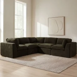 West Elm Emberleigh Classic 3-Piece L-Shaped Foam Modular Sectional (109")
