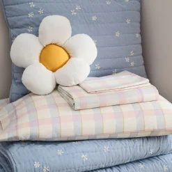 West Elm Embroidered Daisy Quilt & Shams