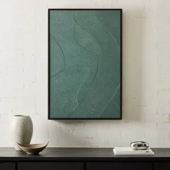 West Elm Emerald Monochrome Wall Art