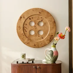 West Elm Emma Chamberlain Burled Button Wall Art
