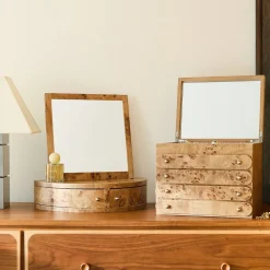 West Elm Emma Chamberlain Burl Jewelry Box Collection