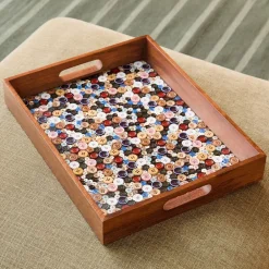 West Elm Emma Chamberlain Embellished Button Tray