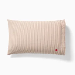 West Elm Emma Chamberlain Embroidered Stripe Pillowcase Set