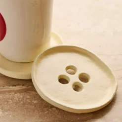West Elm Emma Chamberlain Enamel Button Coaster Sets