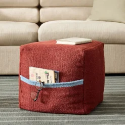 West Elm Emma Chamberlain Floor Pouf
