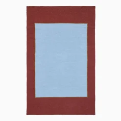 West Elm Emma Chamberlain Frame Flatweave Wool Rug
