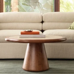 West Elm Emma Chamberlain Marble Coffee Table (32")