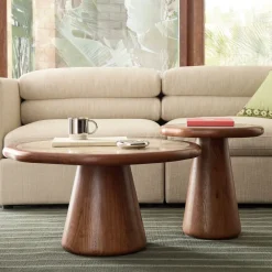 West Elm Emma Chamberlain Marble Nesting Coffee Tables (18"–32")