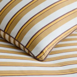 West Elm Emma Chamberlain Reversible Multi-Stripe Duvet Cover & Shams
