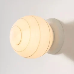 West Elm Emma Chamberlain Spiral Glass Sconce (6")