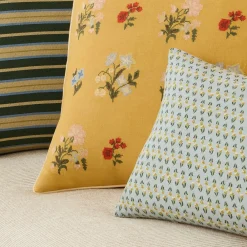 West Elm Emma Chamberlain Striped Florals Pillow Set