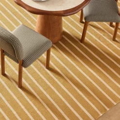 West Elm Emma Chamberlain Stripe Washable Rug
