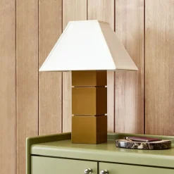 West Elm Emma Chamberlain Tiered Lacquer Table Lamp (18")