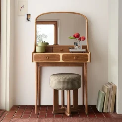 West Elm Emma Chamberlain Two-Tone Curved Wood Vanity (30")