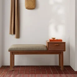 West Elm Emma Chamberlain Upholstered Telephone Bench (42")