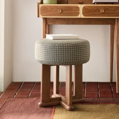 West Elm Emma Chamberlain Upholste Vanity Stool