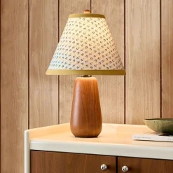 West Elm Emma Chamberlain Wooden Table Lamp (16.5")