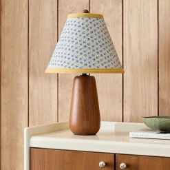 West Elm Emma Chamberlain Wooden Table Lamp (16.5")